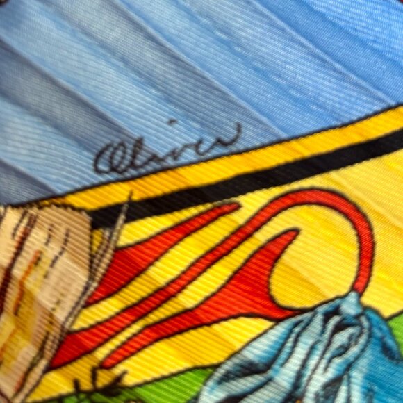 Hermes Plisse Kachina Scarf - Picture 3 of 13